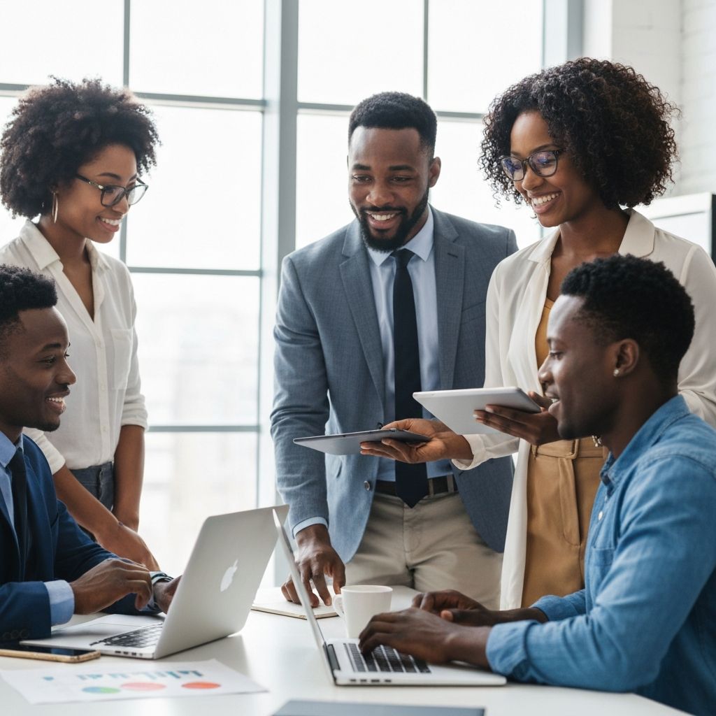 Our team collaborating